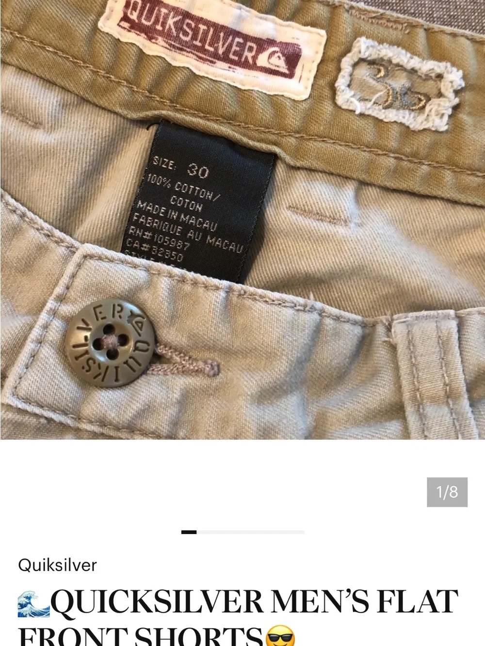 Quiksilver two pairs